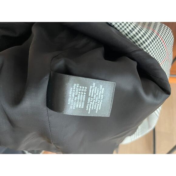 Babaton Atelier Glen Check Double-Breasted Plaid Blazer – Size 4 - Picture 7 of 7